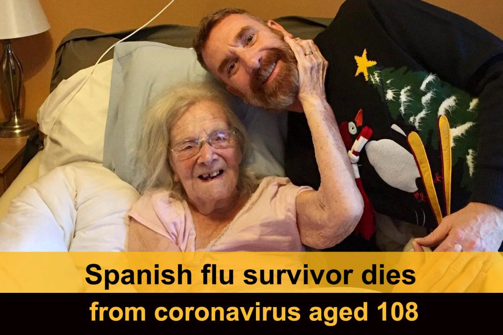 Spanish flu survivor dies from coronavirus aged 108