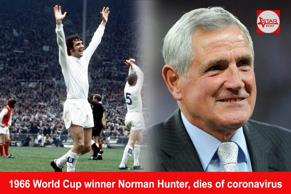 England 1966 World Cup winner, Norman Hunter, dies of coronavirus