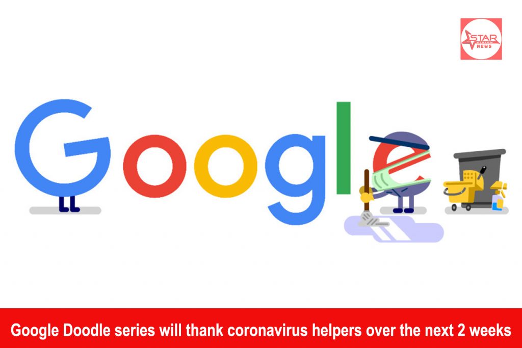 Google Doodle series will thank coronavirus helpers over the next two weeks