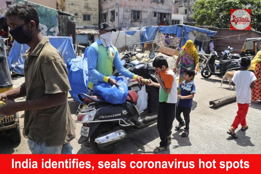 India identifies, seals coronavirus hot spots