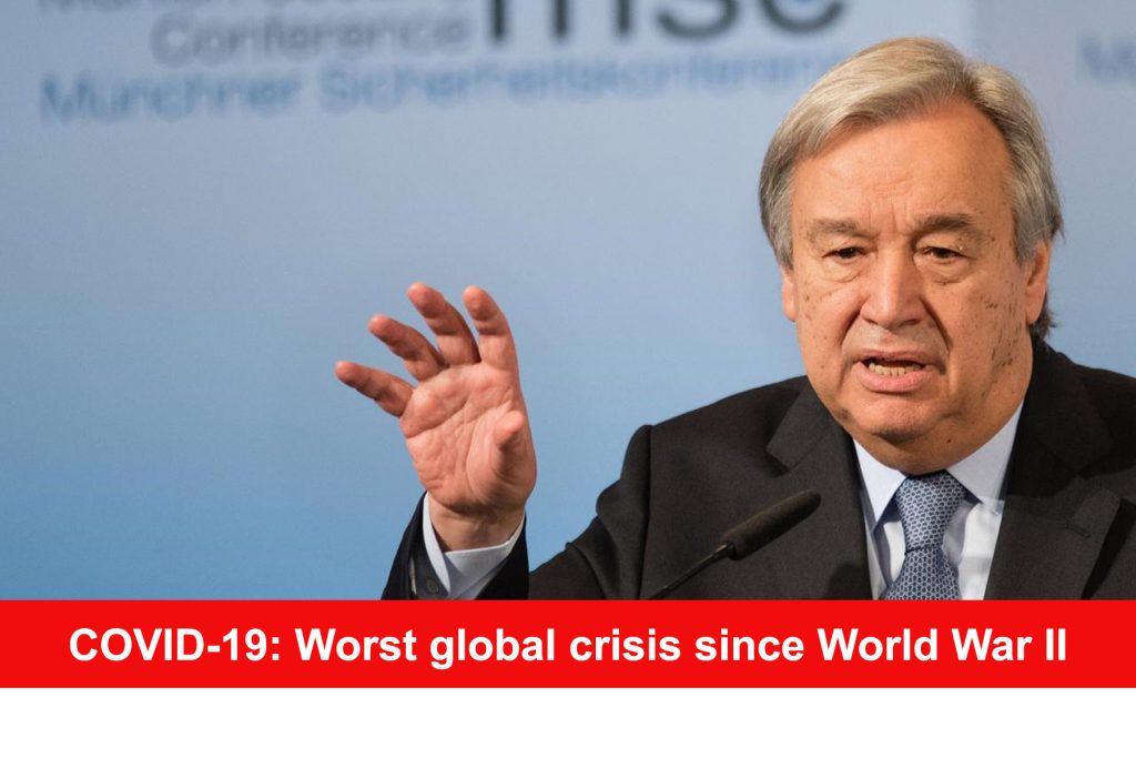 COVID-19: Worst global crisis since World War II