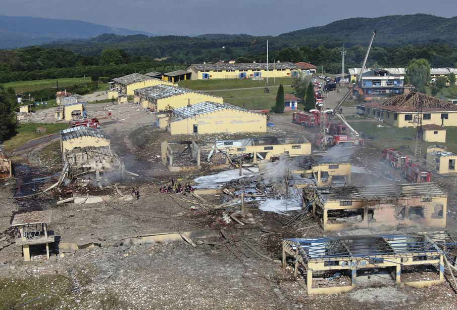 Death toll rises to 6 in Turkey fireworks factory explosion