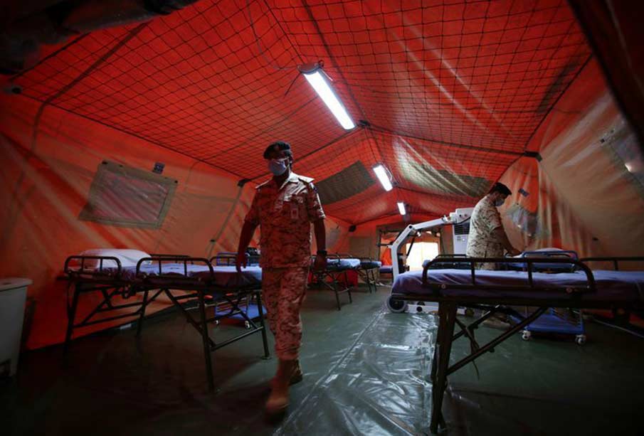 Bahrain’s COVID-19 death toll soared to 100