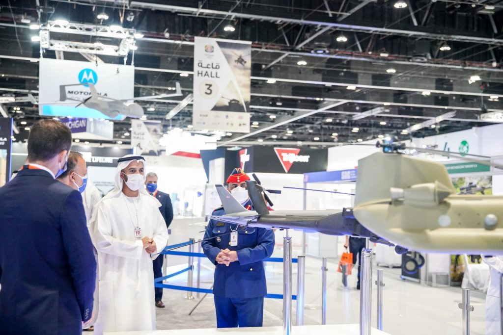 RAK Crown Prince visits IDEX, NAVDEX 2021