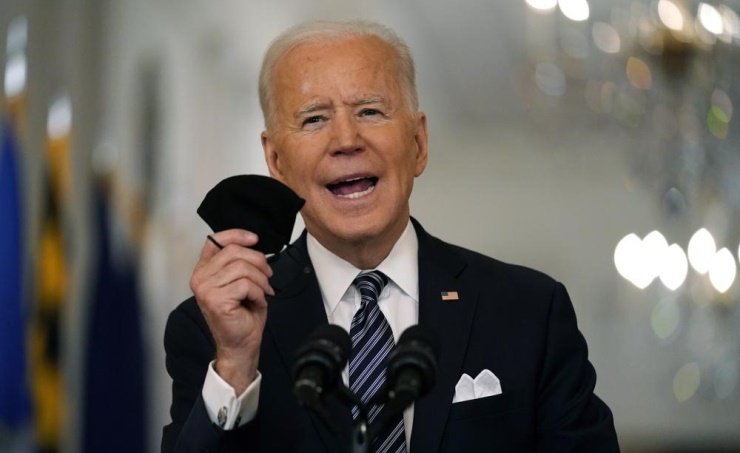 Hitting latest vaccine milestone, Biden pushes shots for all