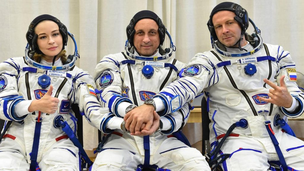 Russian actor and director making first movie in space return to Earth after 12-day mission