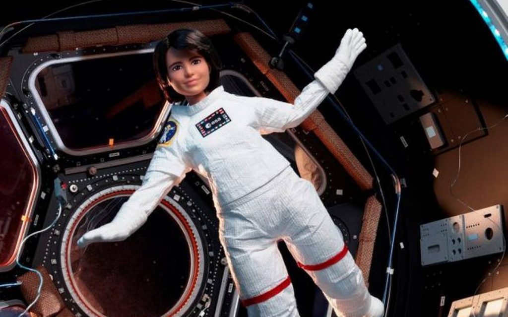 Astronaut Barbie doll jets off on zero gravity flight