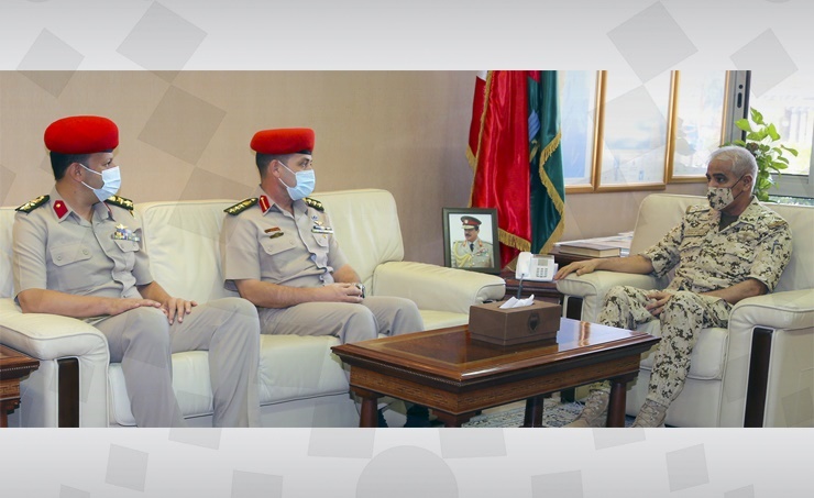 BDF Chief-of-Staff receives Egyptian Military Police Department delegation