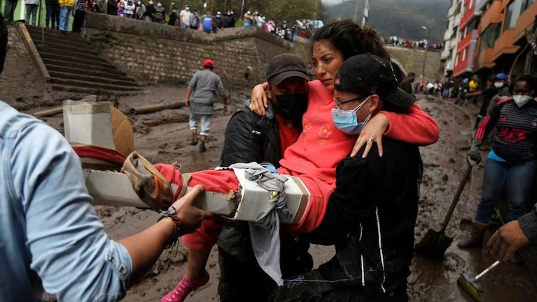 Death toll from Ecuador landslide rises to 22, dozens injured
