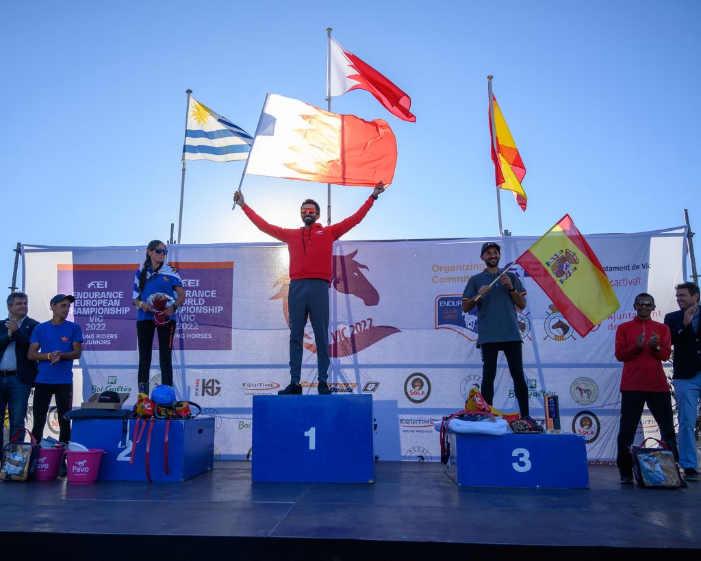 His Highness Ranked 4th in the World and 1st in the GCC according to the Classification of FEI Rankings