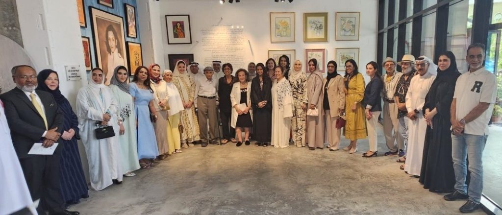 First BBS art exhibition opened