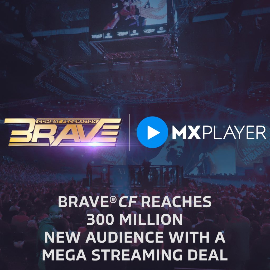 Bahrain sports jewel BRAVE CF joins hands with biggest Indian streaming platform MX Player in a mega deal