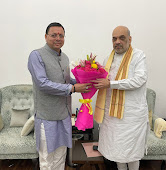 U’khand CM meets Union Home Minister Amit Shah in New Delhi u’khand-cm-meets-union-home-minister-amit-shah-in-new-delhi
