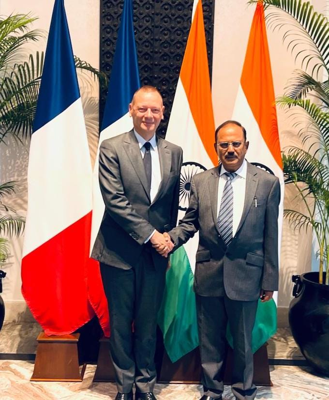 Macron’s diplomatic advisor discusses India-France strategic dialogue with Ajit Doval macron’s-diplomatic-advisor-discusses-india-france-strategic-dialogue-with-ajit-doval