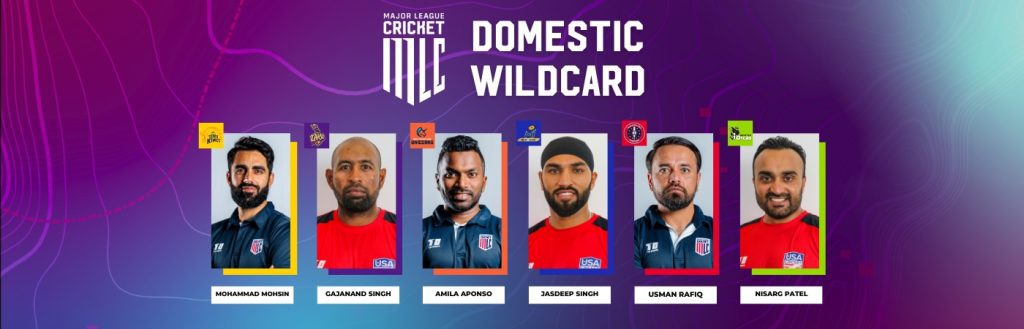 MLC franchises pick one domestic player each through a wildcard draft mlc-franchises-pick-one-domestic-player-each-through-a-wildcard-draft