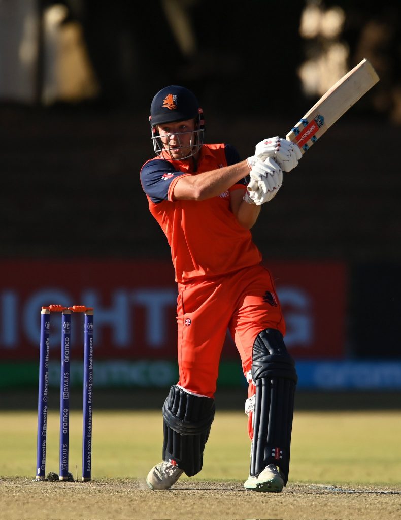 Bas de Leede stars as Netherlands seal ODI World Cup spot with 4-wicket win over Scotland bas-de-leede-stars-as-netherlands-seal-odi-world-cup-spot-with-4-wicket-win-over-scotland