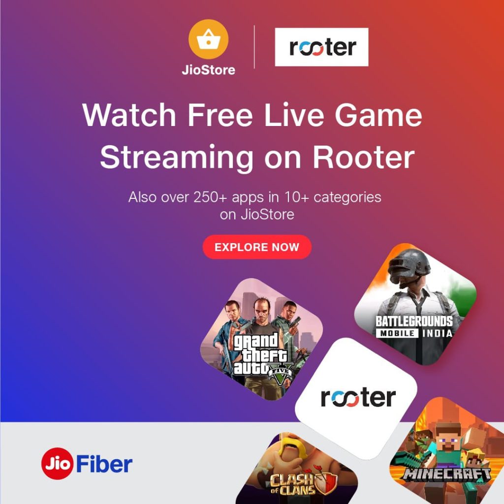 Rooter, Jio partner to bring live game streaming to TVs rooter,-jio-partner-to-bring-live-game-streaming-to-tvs