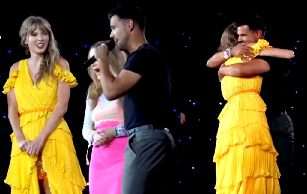 Taylor Swift hugs her ex Taylor Lautner onstage; he says: ‘I’m honoured to know you’ taylor-swift-hugs-her-ex-taylor-lautner-onstage;-he-says:-‘i’m-honoured-to-know-you’