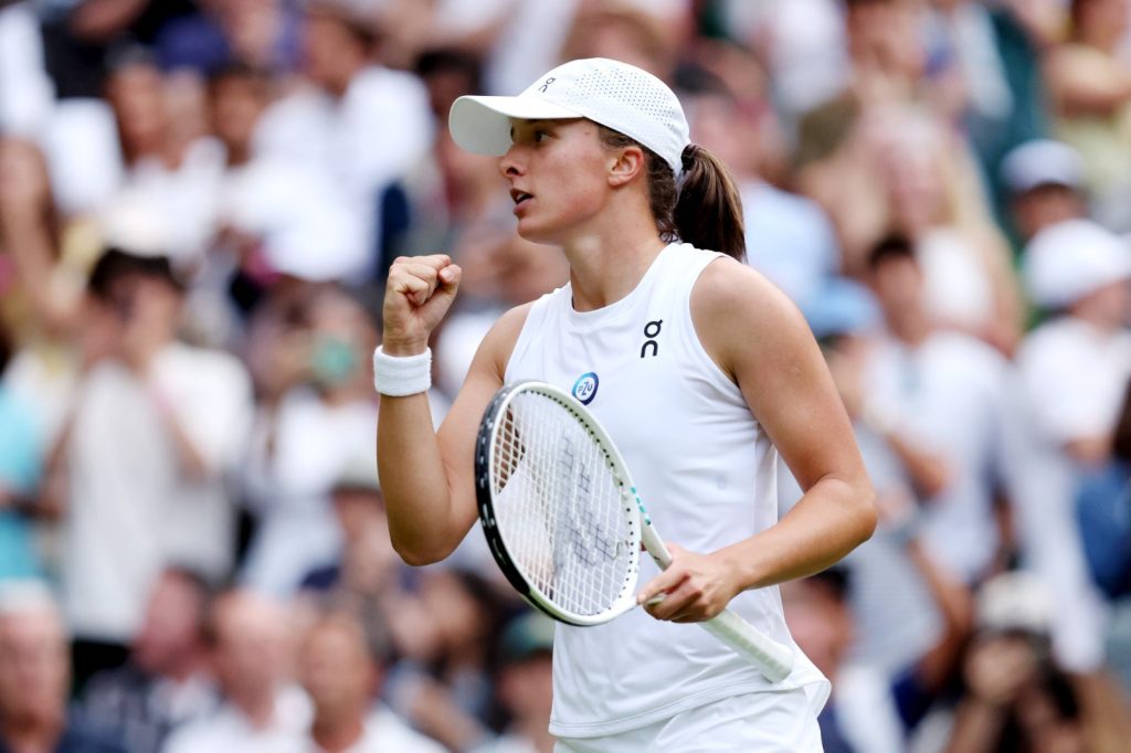 wimbledon:-swiatek-survives-bencic-scare-to-enter-quarterfinals