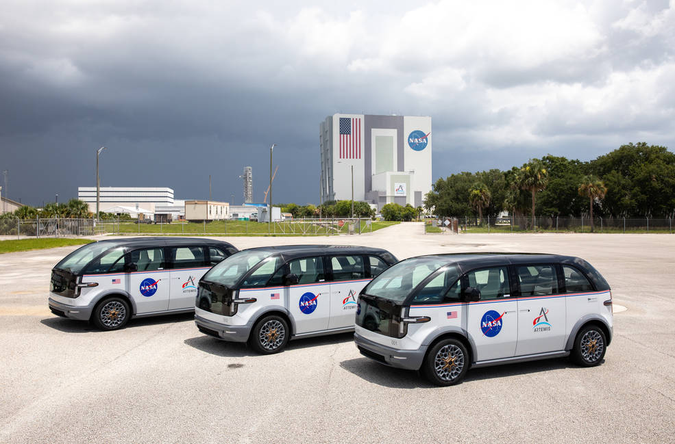 NASA gets 3 electric vans to shuttle Artemis crew to launchpad nasa-gets-3-electric-vans-to-shuttle-artemis-crew-to-launchpad
