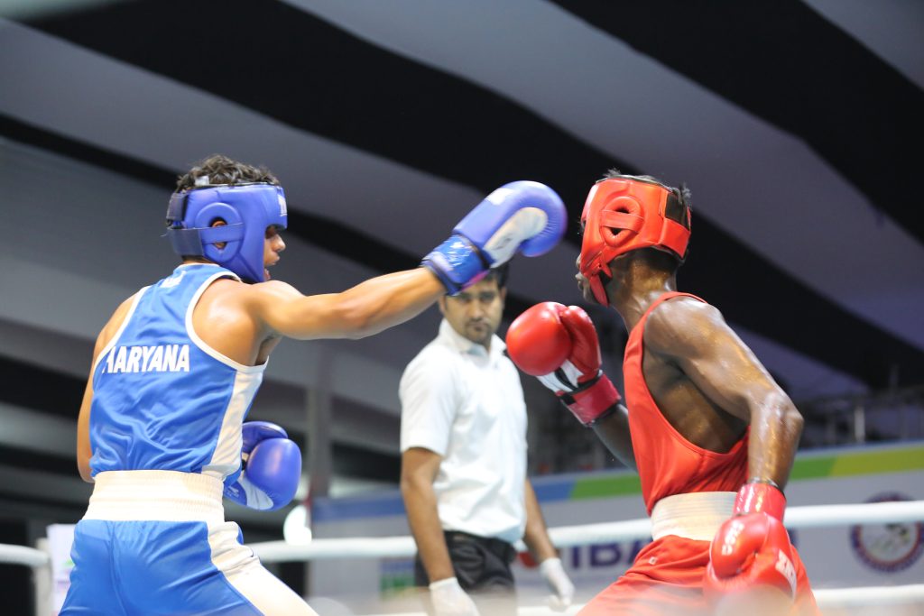 junior-boys-national-boxing-c’ships:-haryana,-sscb-boxers-dominate-to-reach-semifinals