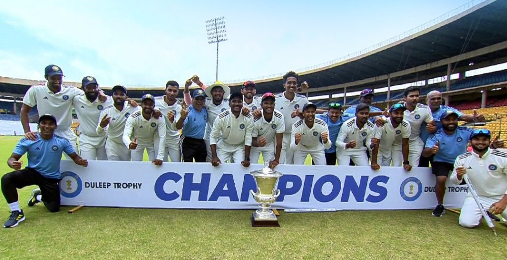 South Zone claim Duleep Trophy 2023 title with 75-run win over West Zone south-zone-claim-duleep-trophy-2023-title-with-75-run-win-over-west-zone