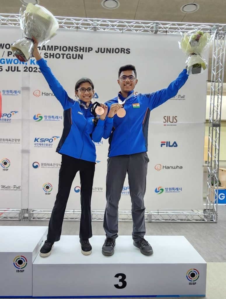 ISSF Shooting: Abhinav, Gautami win Air Rifle Mixed Team gold at Junior World Championship issf-shooting:-abhinav,-gautami-win-air-rifle-mixed-team-gold-at-junior-world-championship