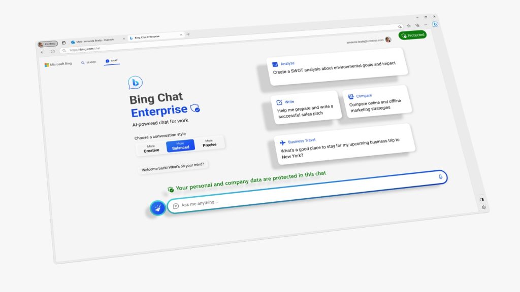 Microsoft introduces Bing Chat Enterprise for work microsoft-introduces-bing-chat-enterprise-for-work