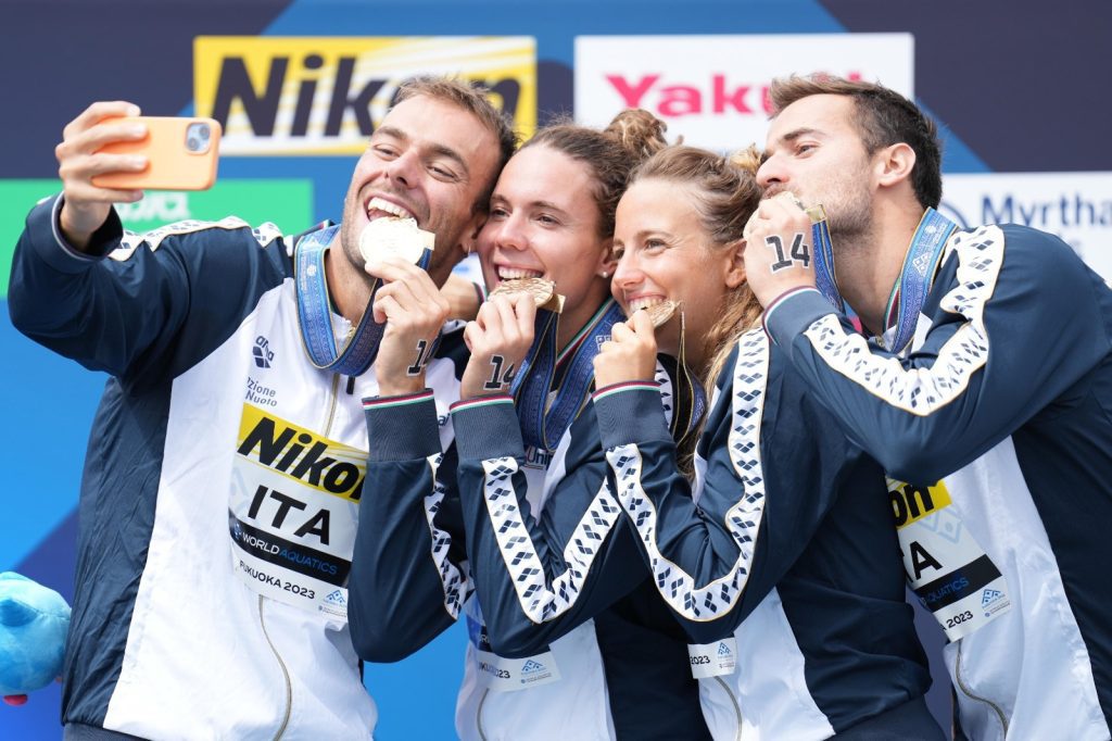 World Aquatics C’ships: Paltrinieri anchors Italy to mixed open water relay gold in swimming world-aquatics-c’ships:-paltrinieri-anchors-italy-to-mixed-open-water-relay-gold-in-swimming