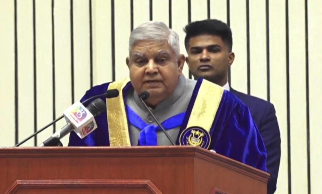 VP asks students to not become part of anti-India narrative by some foreign univs vp-asks-students-to-not-become-part-of-anti-india-narrative-by-some-foreign-univs