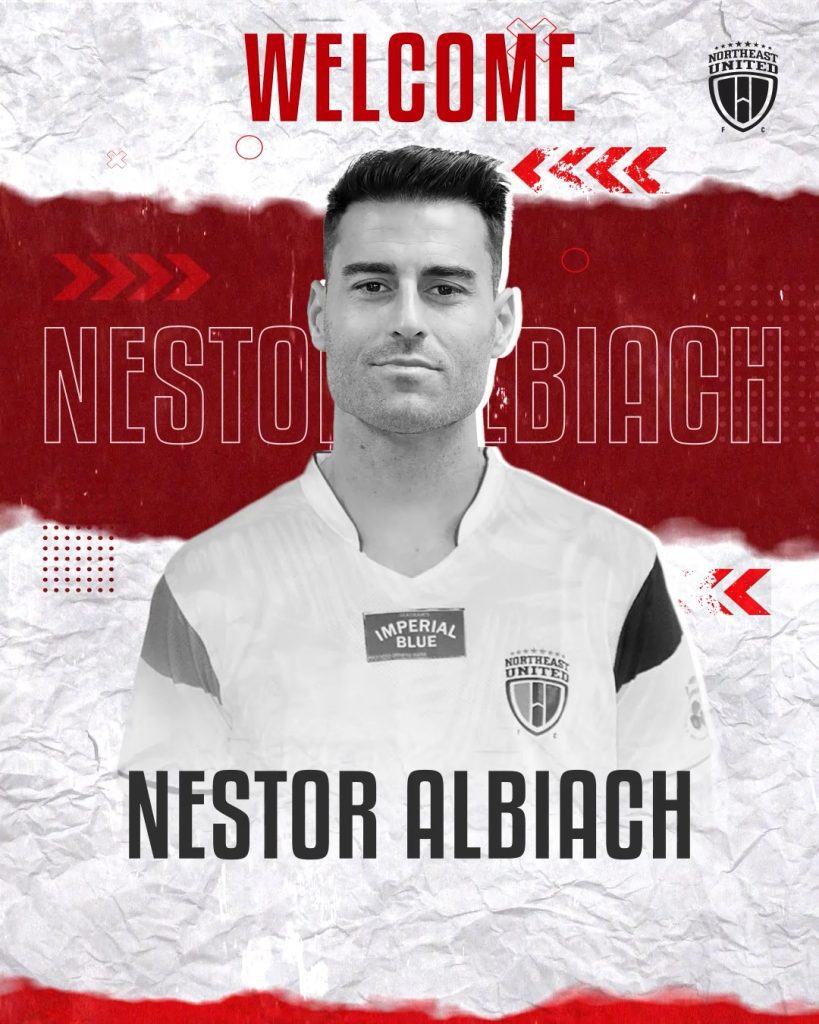 northeast-united-fc-sign-spanish-attacker-nestor-albiach-ahead-of-2023-24-season