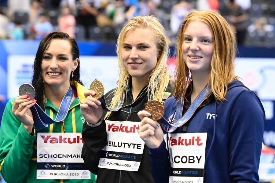 World Aquatics C’ships: Lithuania’s Meilutyte wins world title again after 10 years (Ld) world-aquatics-c’ships:-lithuania’s-meilutyte-wins-world-title-again-after-10-years-(ld)