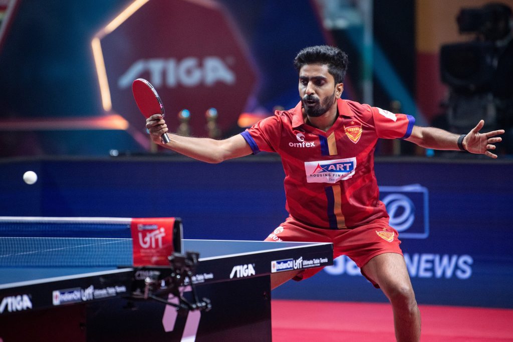 utt-season-4:-sathiyan-outshines-sharath-as-dabang-delhi,-chennai-lions-enter-semis