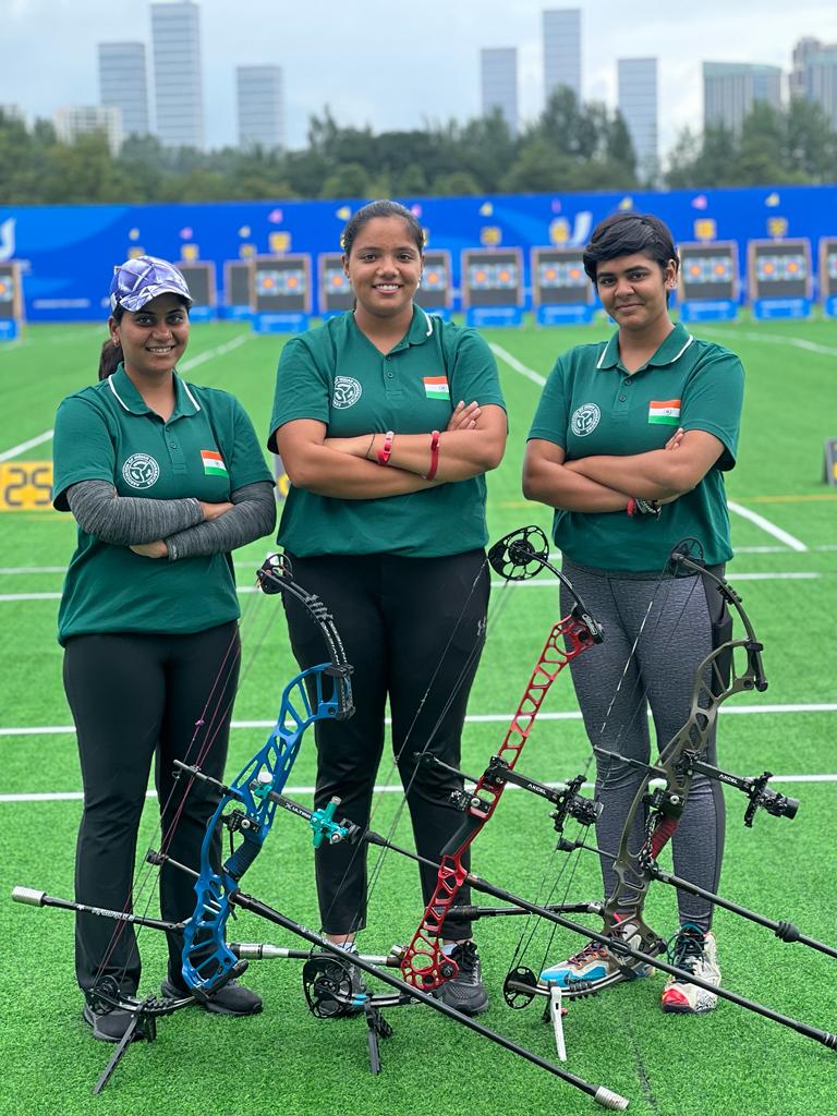 world-university-games:-india-edges-china-to-reach-archery-compound-mixed-team-final