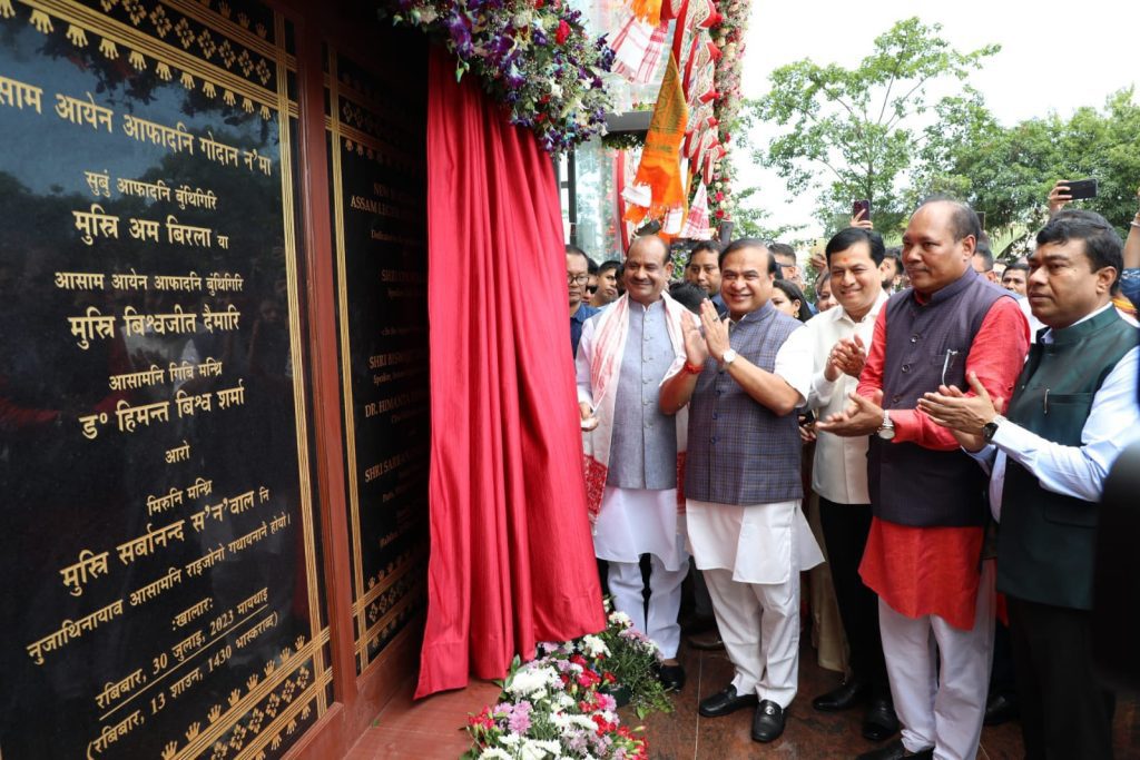 om-birla-inaugurates-new-assembly-building-in-assam