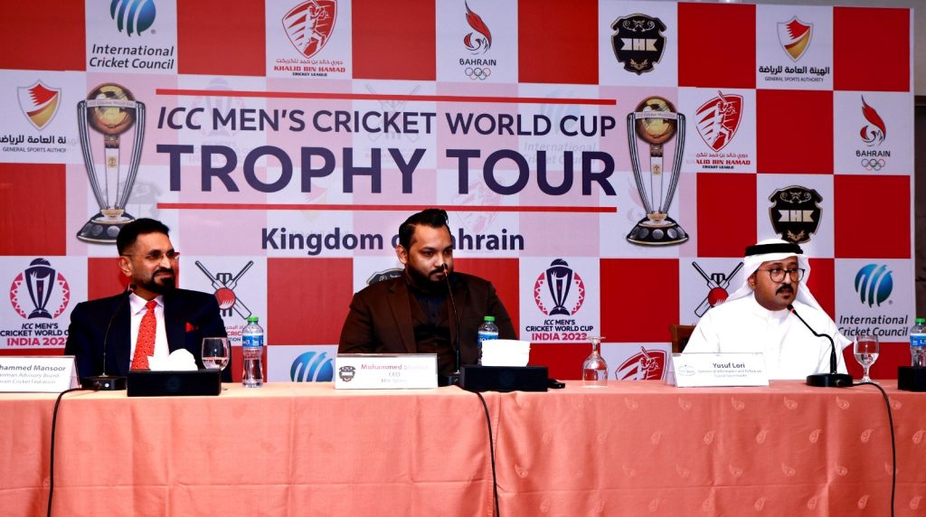ICC Men’s cricket trophy tour to Bahrain
