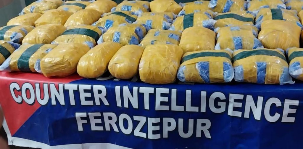 In biggest drug haul of this year, Punjab Police seize 77 kg heroin (Lead) in-biggest-drug-haul-of-this-year,-punjab-police-seize-77-kg-heroin-(lead)