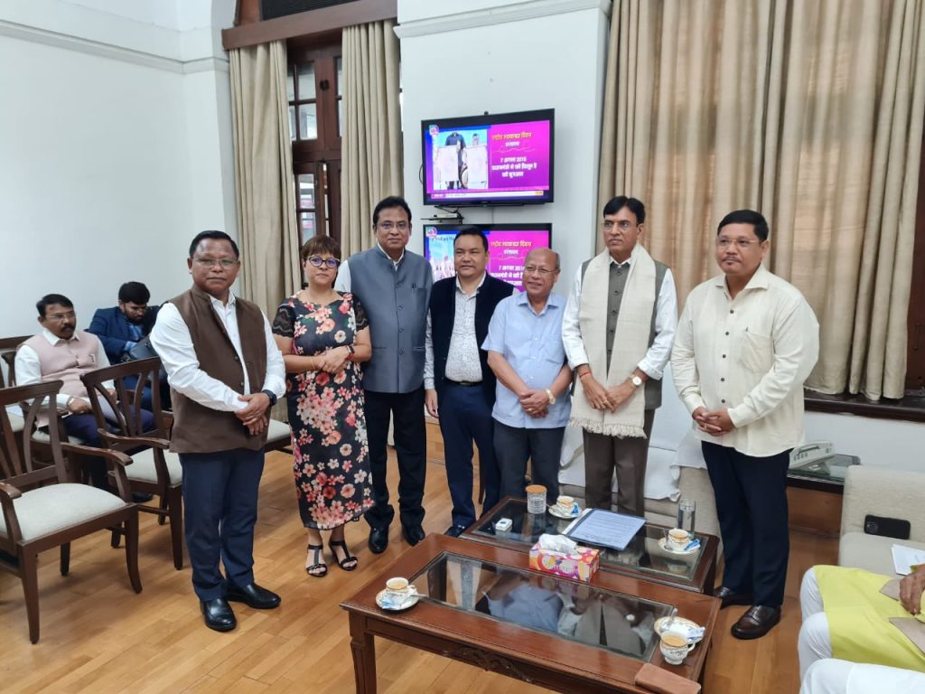 Meghalaya delegation meets Mandaviya meghalaya-delegation-meets-mandaviya