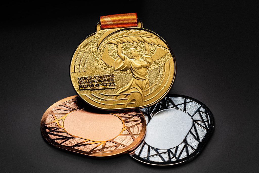 athletics:-medals-for-world-championships-budapest-2023-unveiled