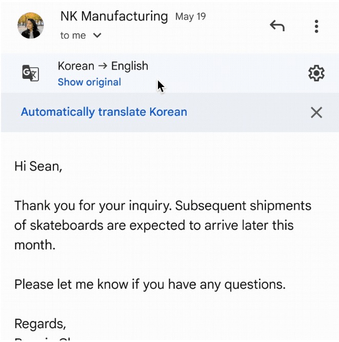 Google adds translation feature to Gmail mobile app google-adds-translation-feature-to-gmail-mobile-app
