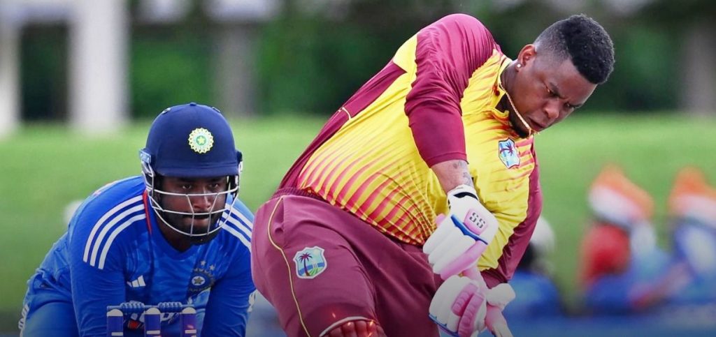 wi-v-ind:-hetmyer’s-fantastic-61-leads-west-indies-to-178/8-against-india