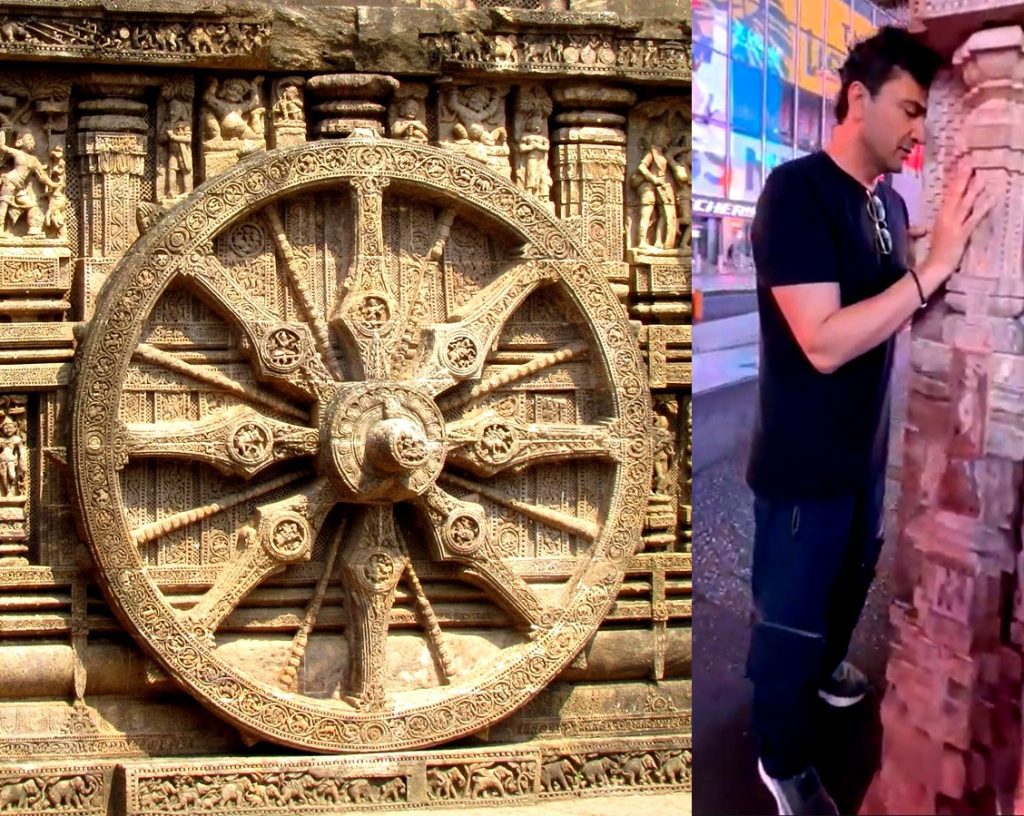 chef-vikas-khanna-unveils-replica-of-konark-sun-temple-wheel-in-nyc