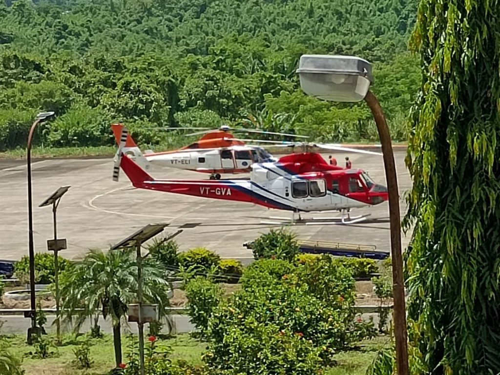 trial-run-conducted-for-chopper-service-from-manipur-to-mizoram,-nagaland