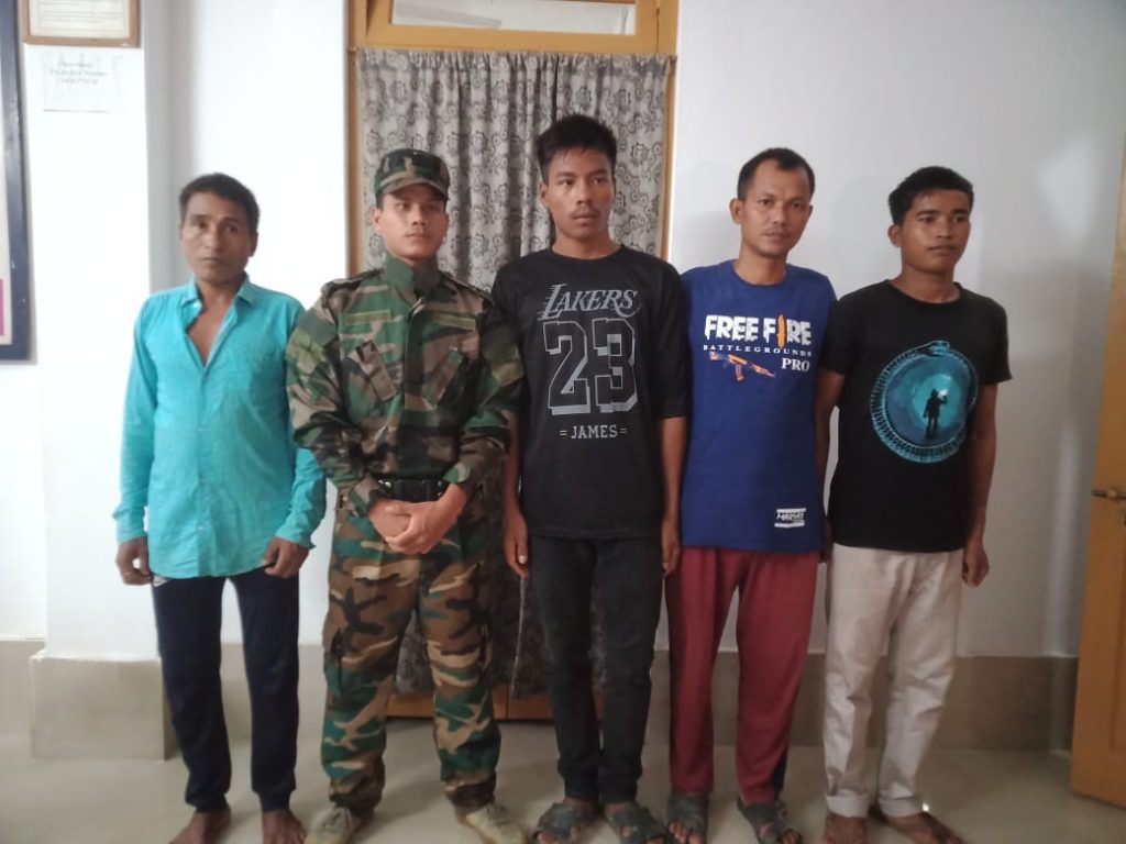 5-nlft-militants-surrender-to-tripura-police-after-fleeing-hideouts-in-b’desh