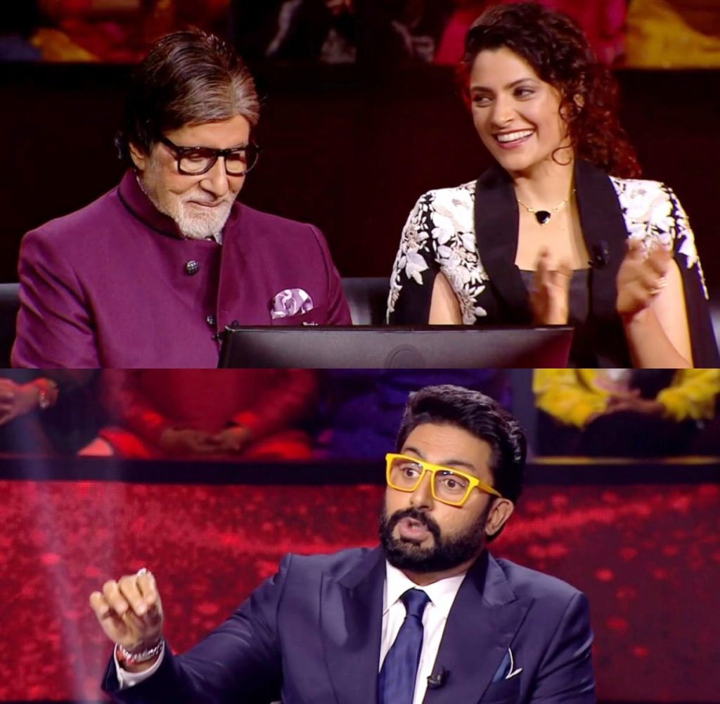 kbc-15:-abhishek-‘spins’-the-game-as-he-turns-host,-big-b-takes-the-hot-seat