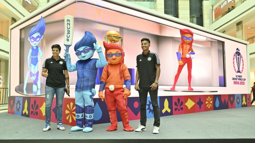 icc-launches-vibrant-mascot-for-men’s-odi-world-cup-in-india,-to-engage-next-generation-cricket-fans