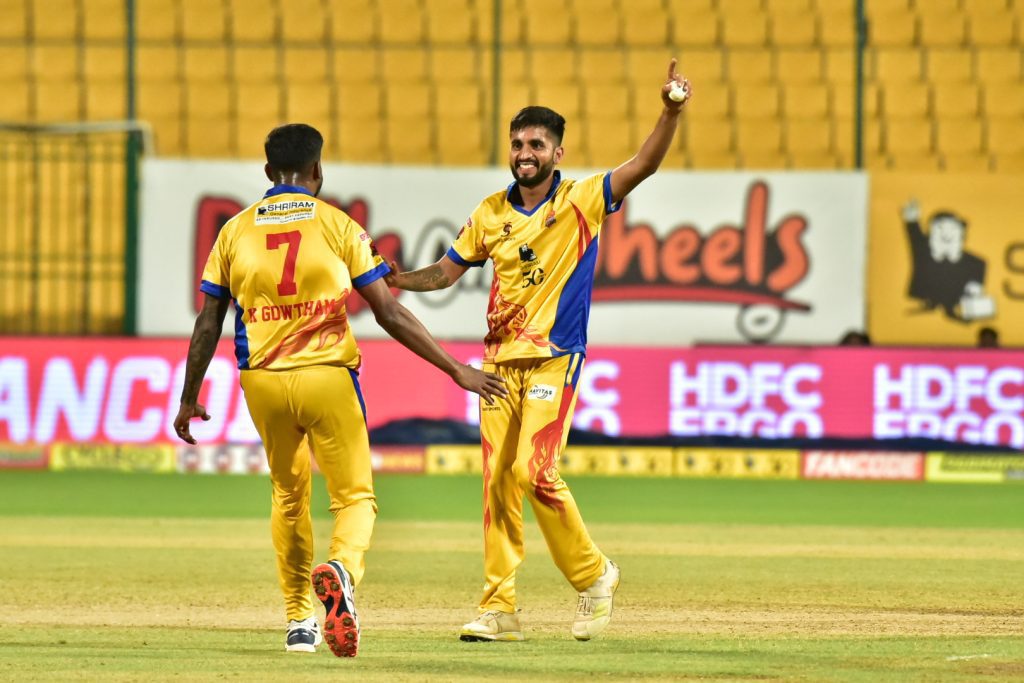 Maharaja Trophy KSCA T20: Mangaluru Dragons triumph against Bengaluru Blasters maharaja-trophy-ksca-t20:-mangaluru-dragons-triumph-against-bengaluru-blasters
