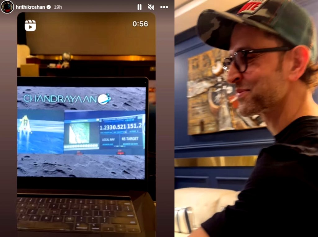 hithik-‘stopped-all-work’-on-‘fighter’-in-studio-to-watch-chandrayaan-3-landing