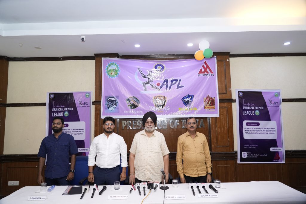 arunachal-premier-league-season-1-launched-in-delhi,-1st-match-to-be-played-on-sep-12