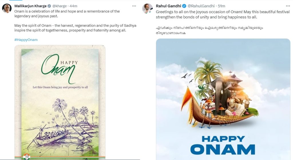 ‘Celebration of life & hope’, Kharge, Rahul greet people on Onam ‘celebration-of-life-&-hope’,-kharge,-rahul-greet-people-on-onam